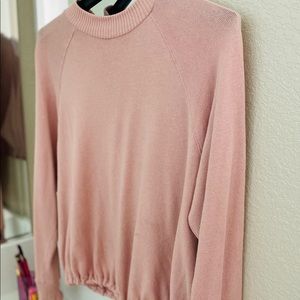 A lose fit woolen shirt